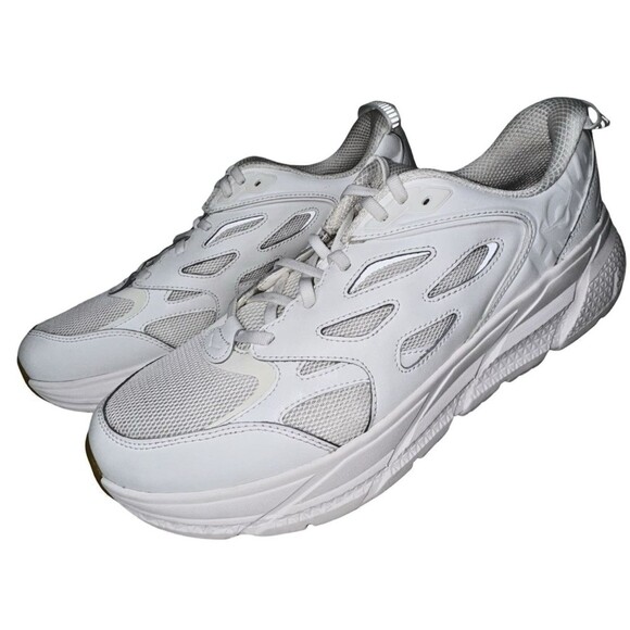Hoka Mens Size 12 Sneakers Shoes U Clifton L Athletics Walking Lifestyle White main image 8